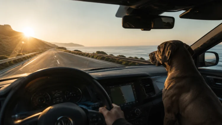 Dawn departure · steering wheel · Clay